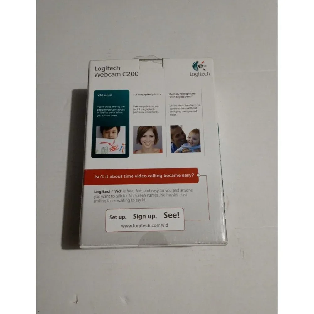 Logitech Webcam C200 Communication without bordes New